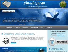 Tablet Screenshot of ilmulquran.com